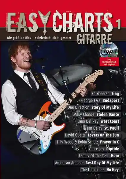 Easy Charts Band 1 (+mp3-CD) Gesang/Gitarre/Tabulatur Ausverkauf