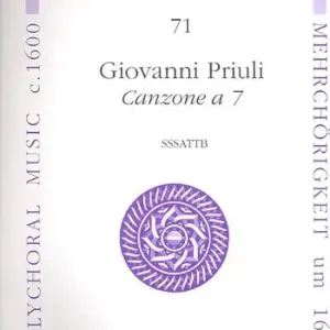 Canzone a 7 für 7 Instrumente (SSSATTB) Neue Kollektion