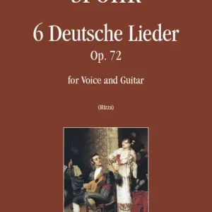 Garantierte Lieferung 6 deutsche Lieder op.72 für Gesang und Gitarre