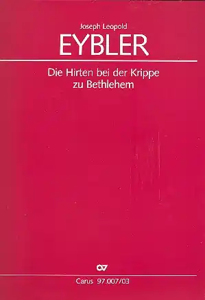 Die Hirten bei der Krippe zu Bethlehem für Soli, gem Chor und Orchester Billig