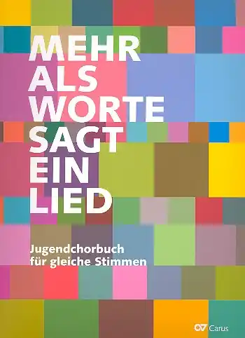 Mehr als Worte sagt ein Lied für Jugendchor (z.T. mit Klavier/Orgel) Neu