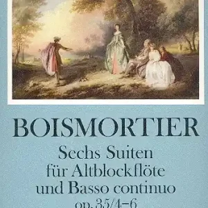 Top-Preis 6 Suiten op.35 Band 2 (Nr.4-6) für Altblockflöte und Bc