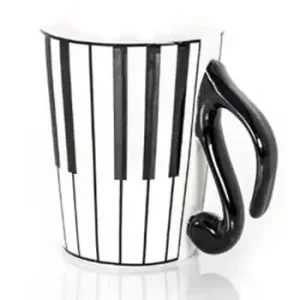 Jetzt Bestellen Kaffeetasse mit Untertasse Tastatur schwarz/weiß