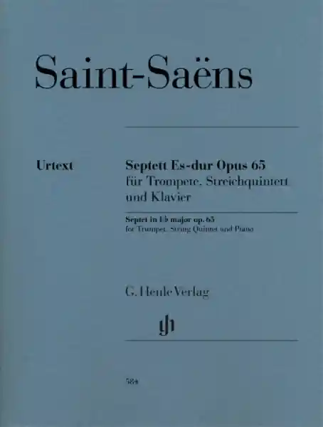 Direktkauf Septett Es-Dur op.65 für Trompete, 2 Violinen, Viola, Violoncello, Kontrabaß und Klavier