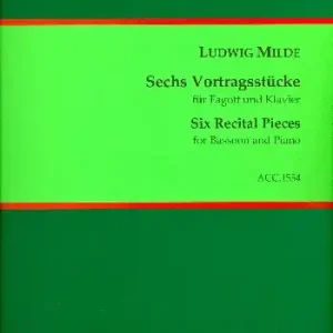 6 Vortragsstücke für Fagott und Klavier Saisonangebot