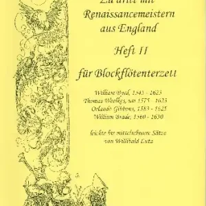 Zu dritt mit Renaissancemeistern aus England Band 2 für 3 Blockflöten (SAT(B)) Rabatt