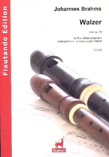 Walzer op.39,15 für 4 Blockflöten (Ensemble) (SATB) Sofort Bestellen