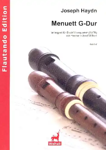Menuett G-Dur für 4 Blockflöten (SATB) Bestpreis