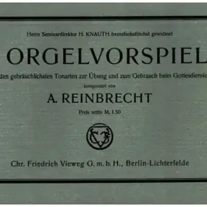 Kostenloser Versand 22 Orgelvorspiele für Orgel