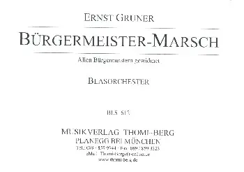 Bürgermeister-Marsch: für Blasorchester Rabatt