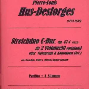 Streichduo d-Moll op.47,1 für 2 Violoncelli (Violoncello und Kontrabass) Sale