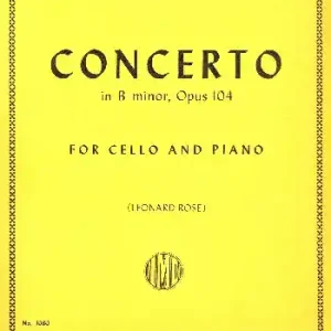 Concerto in b Minor op.104 for violoncello and piano Schneller Versand