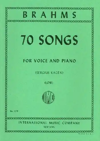 70 Lieder für Gesang (tief) und Klavier Bestpreis