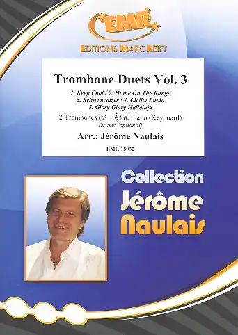 Trombone Duets vol.3 for 2 trombones and piano (keyboard) (percussion ad lib) Top-Seller