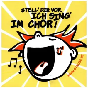 Aufkleber Ich sing im Chor Echt