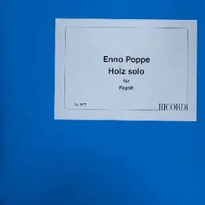 Neuheit Holz solo für Fagott Partitur Din A3