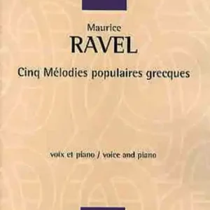 Schneller Versand 5 Mélodies populaires grecques pour voix élevée et piano