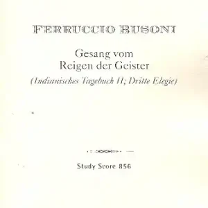 Gesang vom Reigen der Geister für Orchester Aktuell