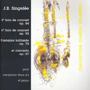 4 morceaux pour saxophone tenor en sib et piano Solange Der Vorrat Reicht