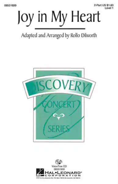 Joy in my Heart for 2-part chorus and piano score Preis Gesenkt