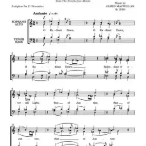 O Radiant Dawn für gemischter Chor (SATB) a cappella Heißes Angebot