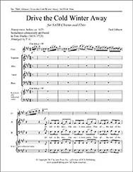 Knallerangebot Drive the Cold Winter Away for mixed chorus and flute