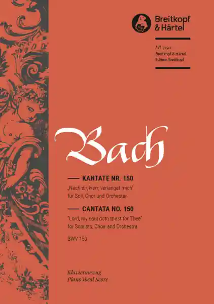 Nach dir Herr verlanget mich Kantate Nr.150 BWV150 Neu Im Sortiment