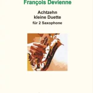 18 kleine Duette für 2 Saxophone Neu Im Sortiment