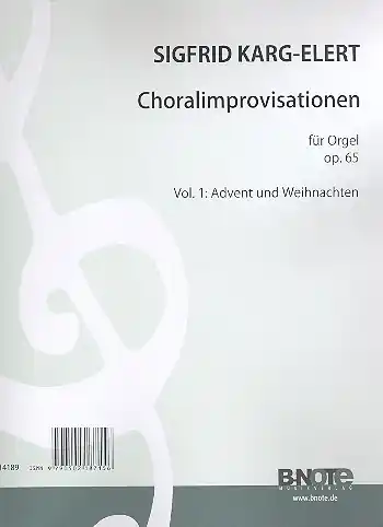 Expressversand 66 Choralimprovisationen op.65 Band 1 für Orgel
