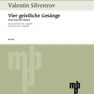 Vier geistliche Gesänge für gem Chor a cappella Meistverkauft