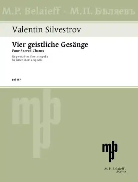 Vier geistliche Gesänge für gem Chor a cappella Meistverkauft