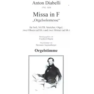 Preiswert Missa in F "Orgelsolomesse" für Soli, gem Chor, Streicher und Orgel, 2 Oboen (ad lib.) und 2 Hörner