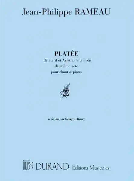 Platée pour chant et piano Schneller Versand