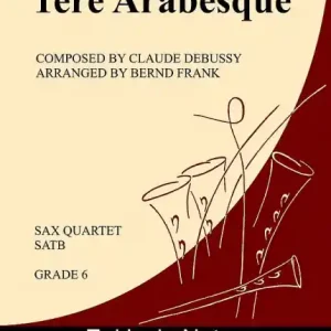 1ère Arabesque for saxophone quartet (SATB) Sofort Bestellen