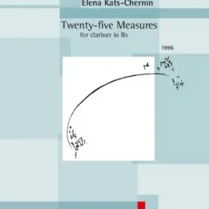 Angebot Twenty-five Measures (1996) for clarinet in Bb