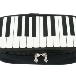 Stiftetui Tastatur schwarz LUX 21 x 11 x 6 cm mit Trageschlaufe Billig
