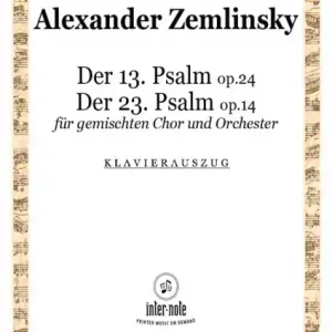 Beliebt Der 13. Psalm op.24/ Der 23. Psalm op.14 für gem Chor und Orchester