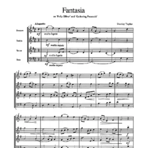 Fantasia on Polly Oliver and gathering für SATB Blockflöten Versand Am Gleichen Tag