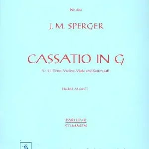Cassatio G-Dur für 2 Hörner, Violine, Viola und Kontrabass Top-Preis