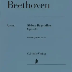 7 Bagatellen op. 33 für Klavier zu zwei Händen Wochenendangebot