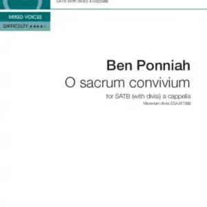 O sacrum convivium for mixed choir (SATB with divisi) a cappella Jetzt Kaufen