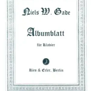 Garantierte Lieferung Albumblatt für Klavier