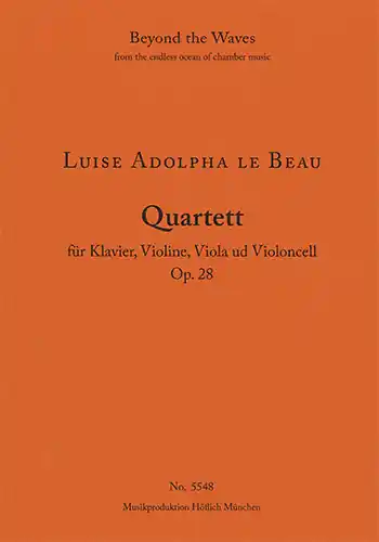 Sofort Bestellen Quartett op.28 für Klavier, Violine, Viola und Violoncello