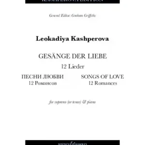 Knallerangebot Songs of Love for soprano (tenor) and piano