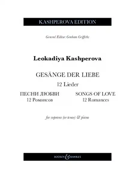 Knallerangebot Songs of Love for soprano (tenor) and piano