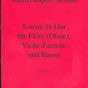 Sonate D-Dur für Flöte (Oboe), Viola d'amore und Bc Top-Angebot