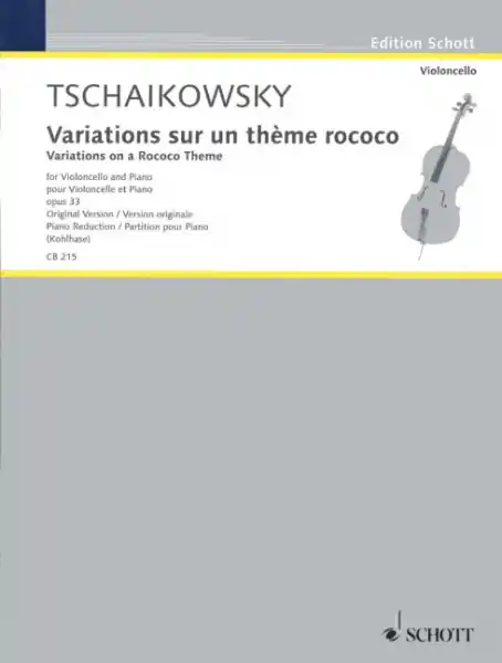 Ausverkauf Variationen über ein Rokoko-Thema op.33 für Violoncello und Orchester