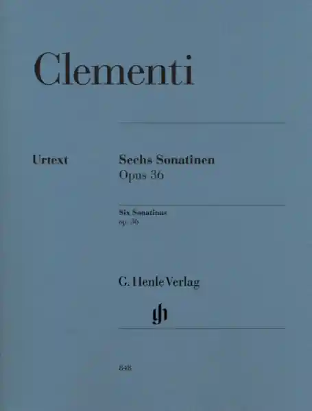 Solange Der Vorrat Reicht 6 Sonatinen op.36 für Klavier