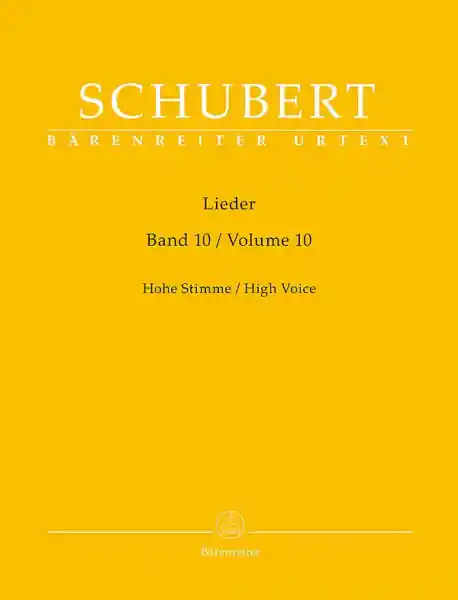 Preiswert Lieder Band 10 für hohe Stimme