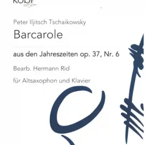 Barcarole aus den Jahreszeiten op.37, Nr.6 für Altsaxophon und Klavier Sonderangebot